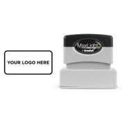 Small Custom Pre-Inked Logo Stamp,1"x 2"