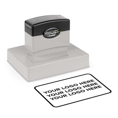 Extra Large Custom Pre-Inked Logo Stamp