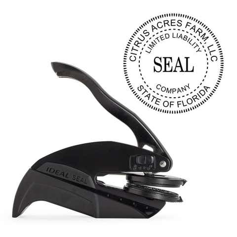 Limited Liability Company Seal Embosser - Customizable - Trodat M1P/M2P (1-5/8" or 2")