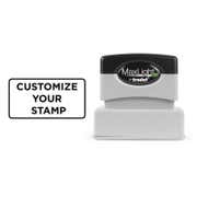 Custom 1 ¹/₈" x 2 ¹/₈" Pre-Inked Stamp