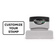 Custom 1 ⁵/₈" x 2 ⁵/₈" Pre-Inked Stamp