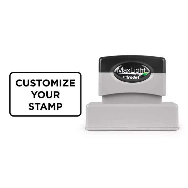 Custom 1 ⁵/₈" x 2 ⁵/₈" Pre-Inked Stamp