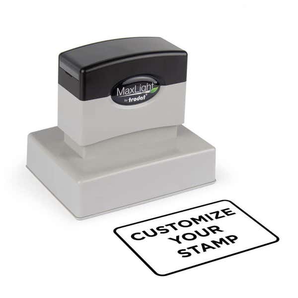 Custom 2 ³/₈" x 3 ¹/₄" Pre-Inked Stamp