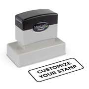 Custom 1-1/2" x 3-1/2" Pre-Inked Rectangular Stamp