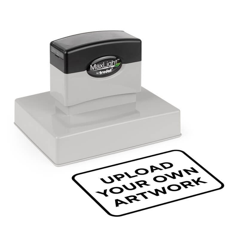 Upload Your Art Large Pre-Inked Stamp