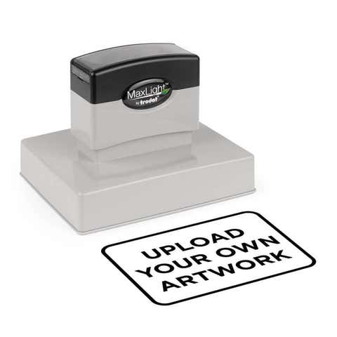 Custom Logo Extra Large Pre-Inked Stamp