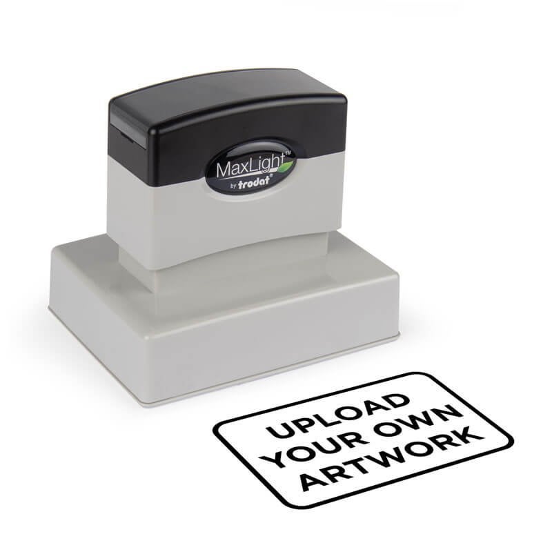 Upload Your Art Medium Pre-Inked Stamp