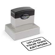 Upload Your Art Medium Pre-Inked Stamp, 2-3/8" x  3-1/4"