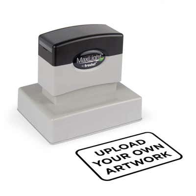 Upload Your Art Medium Pre-Inked Stamp