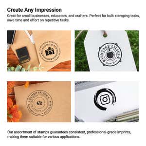 Examples of how customers have used their personalized stamp