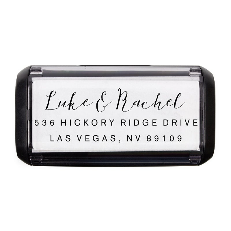 Fully Customizable Script Name Return Address Stamp Simply Stamps