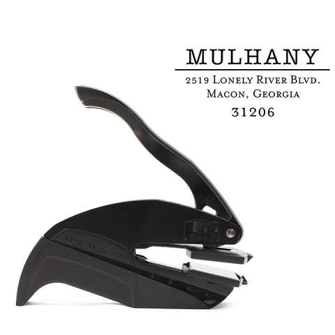 Mulhany Rectangular Return Address Embosser