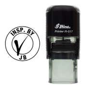 Initials & Check Mark Inspection Stamp