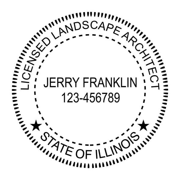 Illinois Landscape Architect Seal