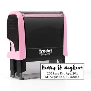 Winchester Pink Address Stamp