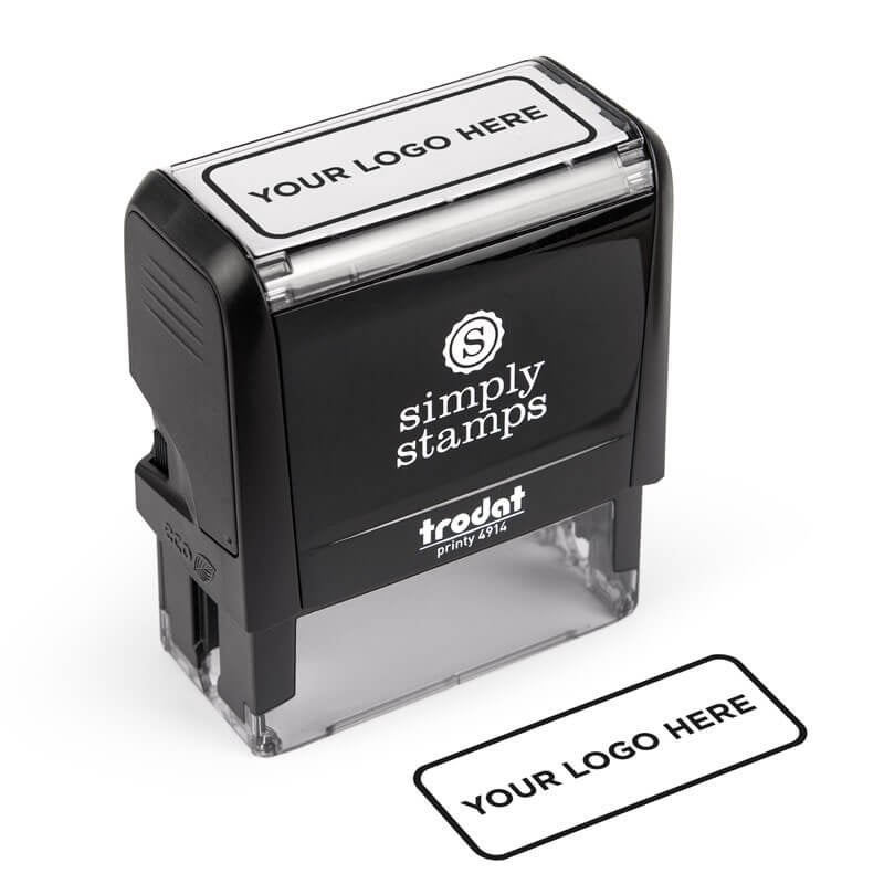 Custom Medium Rectangle Logo Stamp