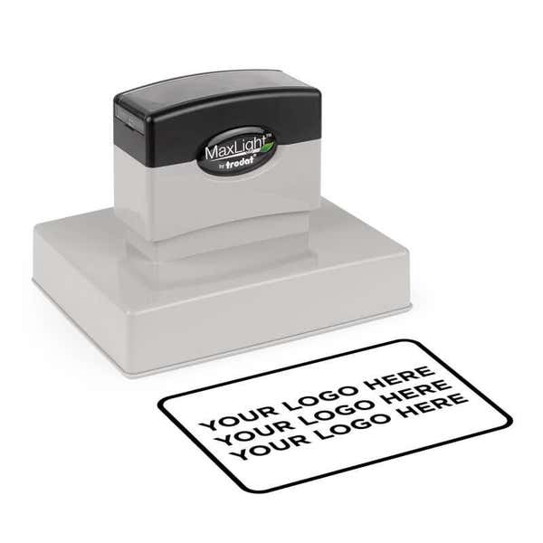 Extra Large Custom Stamp for Rectangle Logos