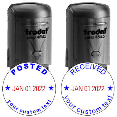 Posted/Received Round Custom Dater Set