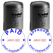 Paid/Approved Custom Date Stamp Set