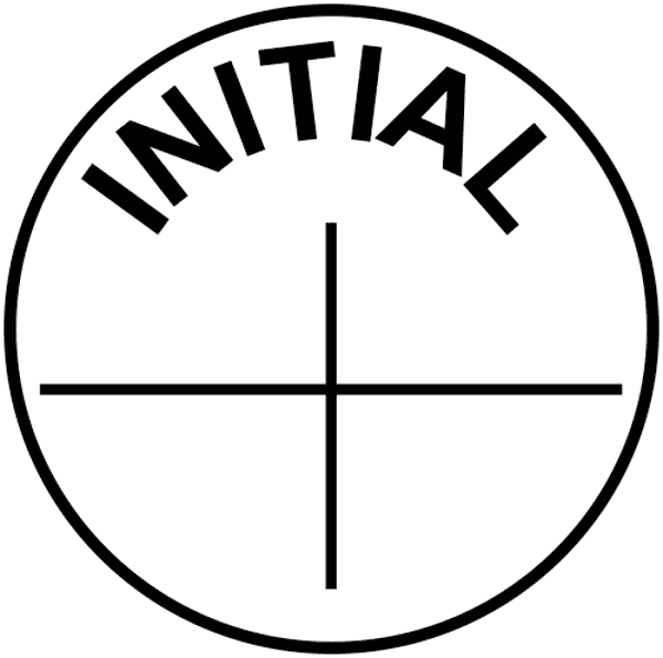INITIAL STAMP