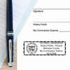 Example of Arizona Notary Pink Stamp Rectangle 