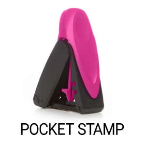 Connecticut Notary Pink Pocket Stamp