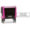 Delaware Notary Pink Stamp - Rectangle Impression