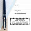 Another example of Illinois Notary Pink Stamp Impression on Paper - Rectangle