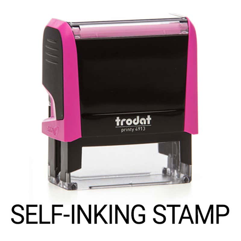 Available as a Self-Inking Stamp