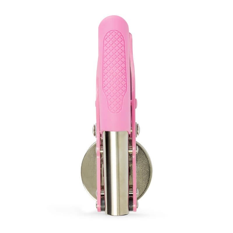 Back View of the Pink Notary Seal