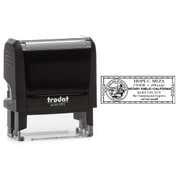 California Rectangle Notary Seal
