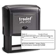 Jurat Notary Stamp