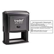 Massachusetts Acknowledgement Notary Stamp