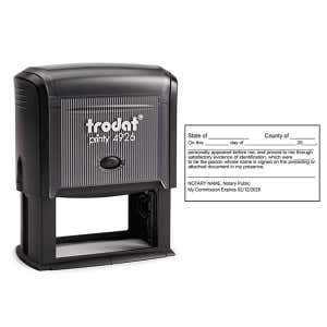 Signature Witness Notary Stamp Body and Design 