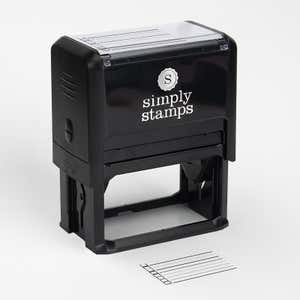 4926 Rubber Stamp and 8 Line Checkbox Impression lifestyle