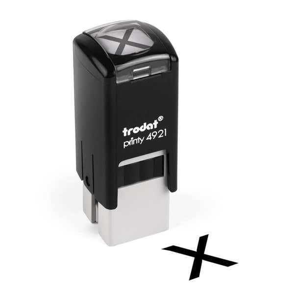 X Cross Loyalty Stamp Imprint