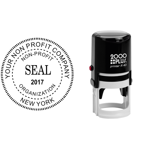 Non-Profit Organization with Date Seal Stamp Body and Design