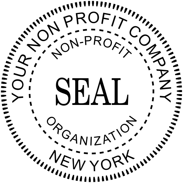 Non-Profit Organization Seal Stamp