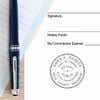 Example of Arkansas Notary Pink Stamp  on Paper