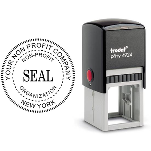 Non-Profit Organization Seal Stamp Body and Design