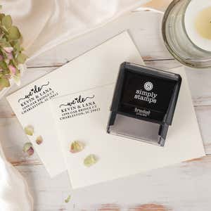 Perfect Impresion on every invitations with the We Do address stamp