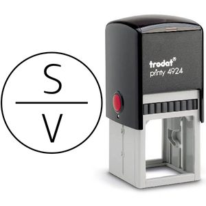 Slimline Vertical Monogram Stamp Body and Design