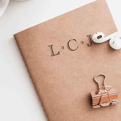 Academia Chiseled Monogram Stamp - alternate view