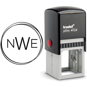 Minimalist Monogram Stamp Body and Design