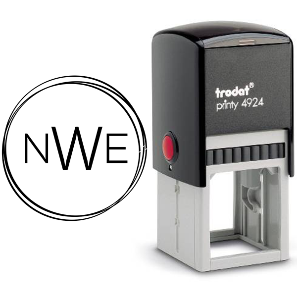 Minimalist Monogram Stamp Body and Design