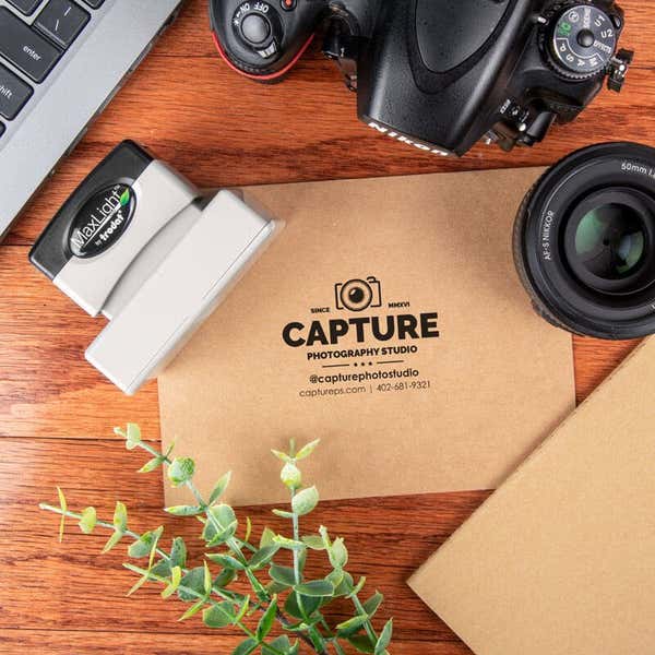 Custom Classic Logo Stamp with Stamp Body