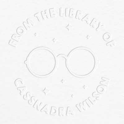 Custom Book Embosser - Round Eyeglasses - alternate view