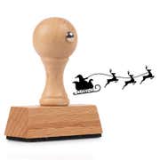 Santa Sleigh Envelope Accent Craft Stamp