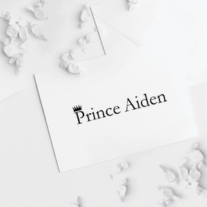 Custom "Prince" Baby Name Craft Stamp Imprint Example