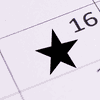 Star Stamp Imprint Example on Paper